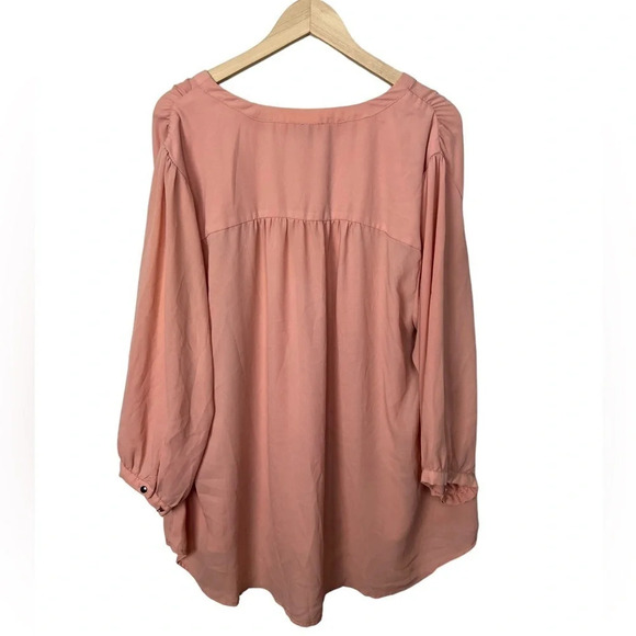 Torrid • Georgette Bow Tie Blouse - Picture 6 of 10